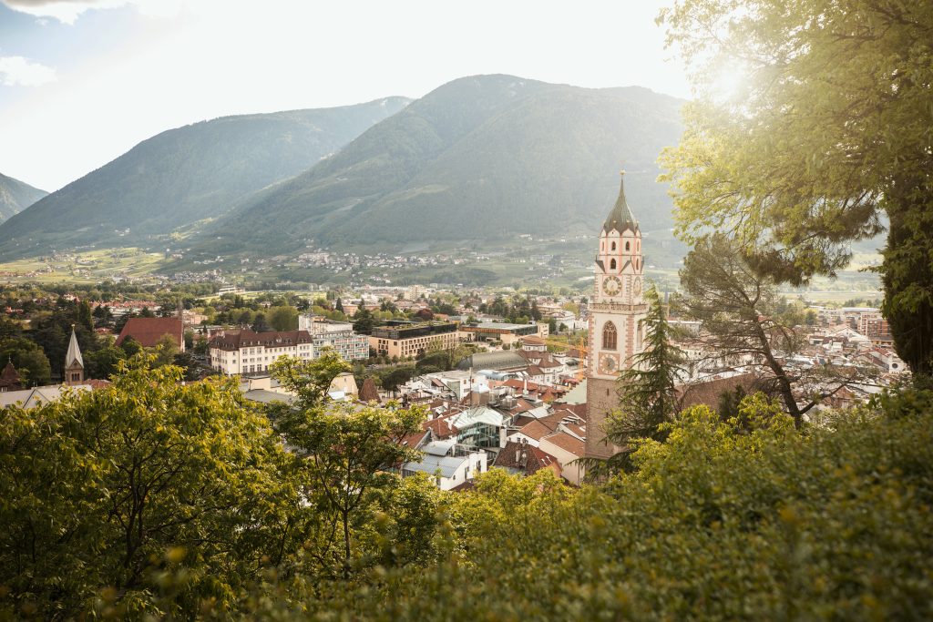 Beautiful mountain scenery in South Tyrol in the Italian Alps