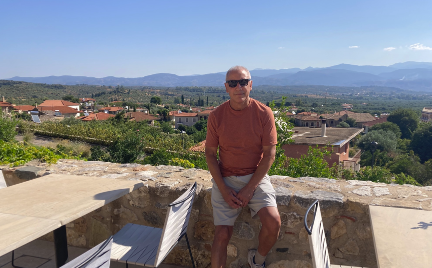 Tony from Travel Tony enjoying a September holiday destination